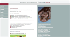 Desktop Screenshot of estherwuertz.de